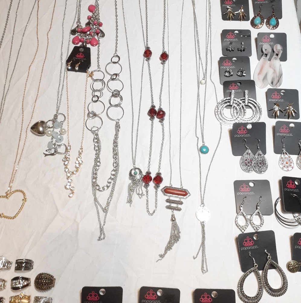 Paparazzi Jewelry Consolidated Lot 70 Pieces New